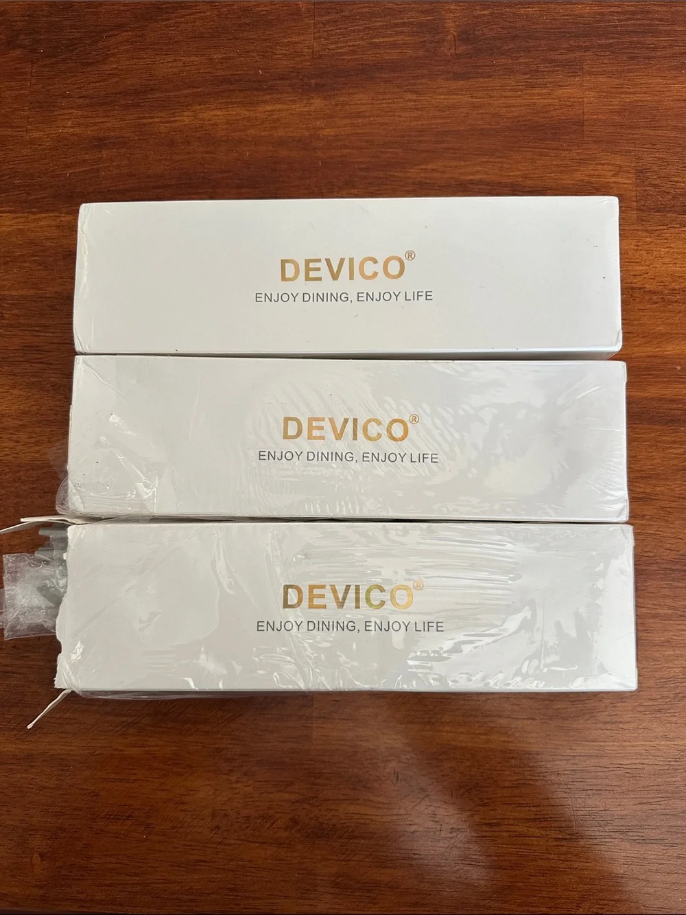 Devico Three Sets - Stainless Steel Flatware Set in Matte Silver - 20-Piece